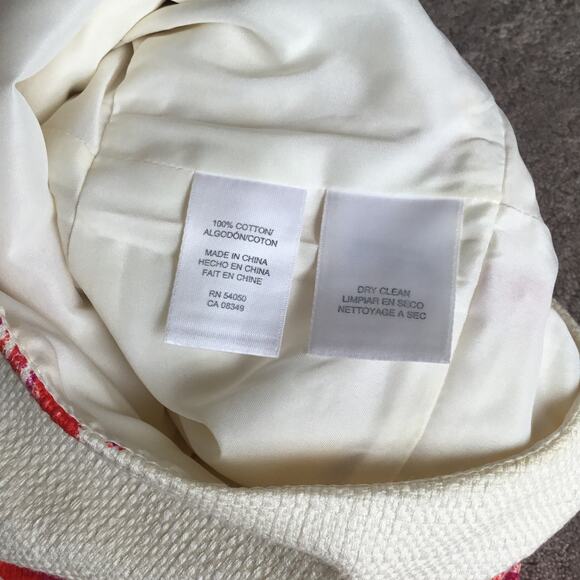 Jones New York Floral Dress Knee Length Sleeveless, Pink Floral Lined Zip Sz 12 - Picture 7 of 7